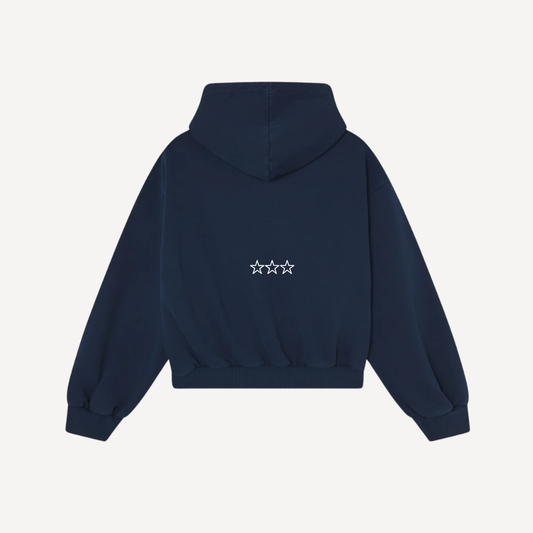 DARK BLUE ZIPPER