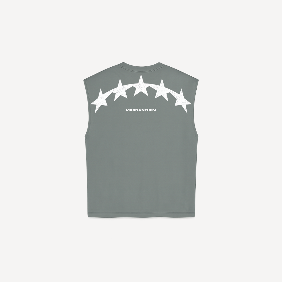 MOON NO SLEEVES TEE