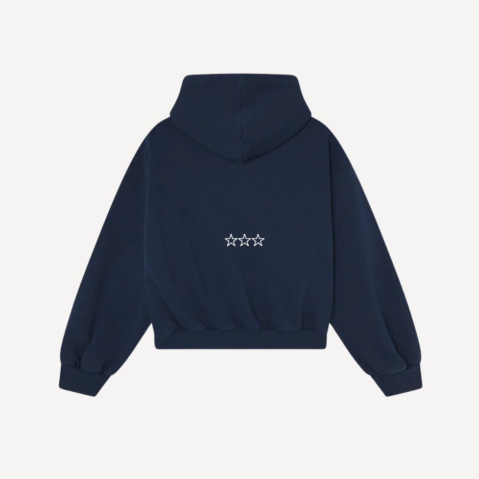 DARK BLUE ZIPPER