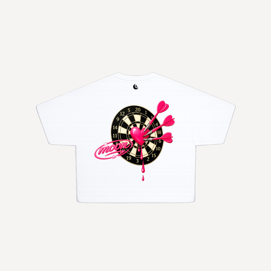 LOVE DARTS WHITE TEE