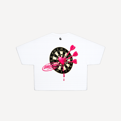 LOVE DARTS WHITE TEE