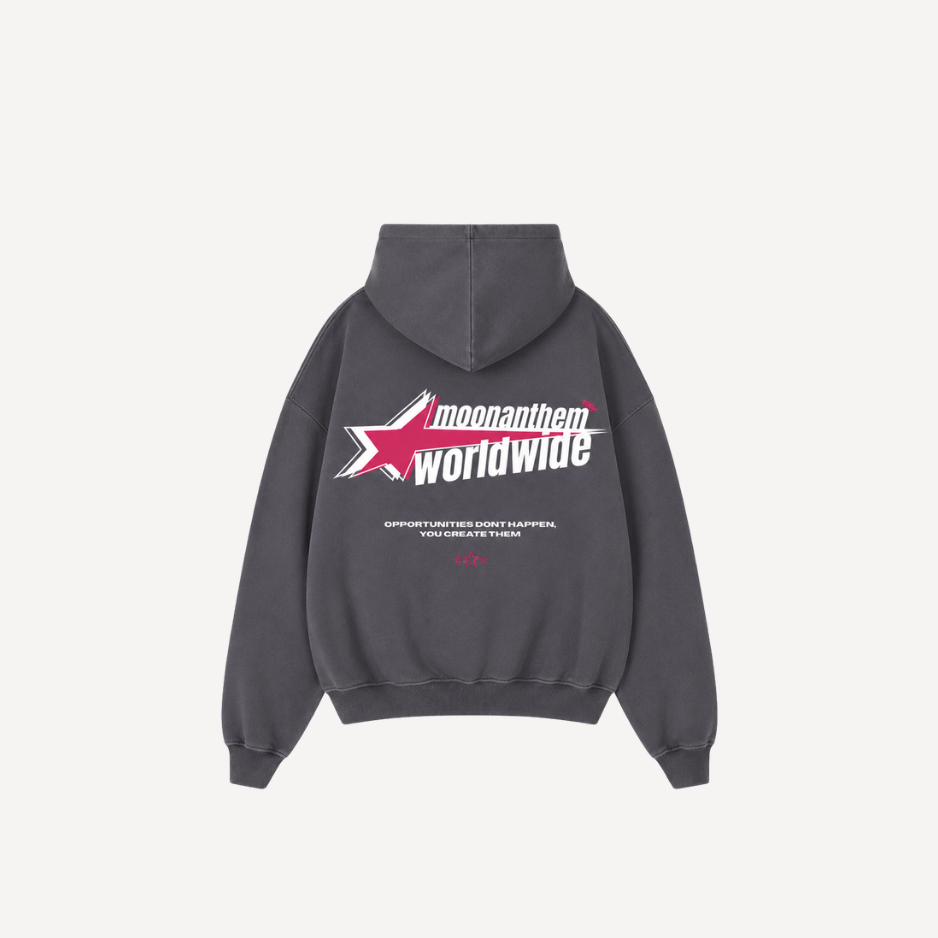 SHOOTING STAR GREY HOODIE